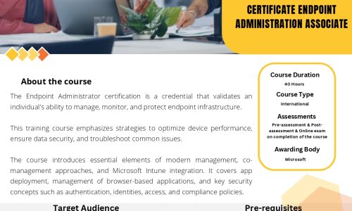Microsoft 365 Certificate Endpoint Administration Associate